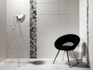 Matte Delcano White Wall Tile 300x600mm. 34826