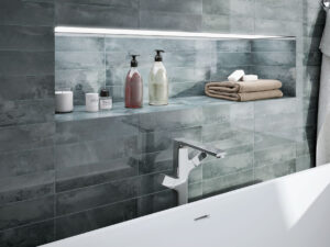 Gloss Lagos Ocean Wall tile 75x300mm. 35325