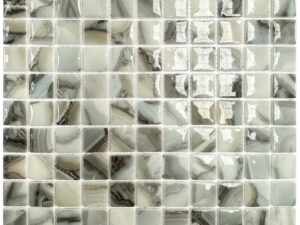 Gloss Torga Taupe Mosaic 23x23mm. 103447