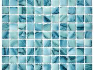 Gloss Torga Lagoon Blue Mosaic 23x23mm. 103451