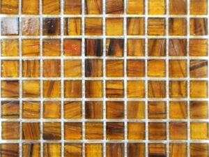 Gloss Honey Cone Glass Mosaic 25x25mm. 32393