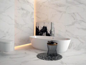 Matte Castellana Statuario porclain Tile 600x1200mm. 33282