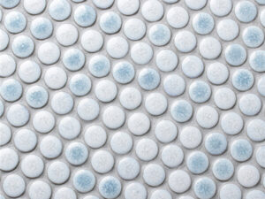 Gloss Euclide Ice Penny Round Mosaic 19mm. 36263