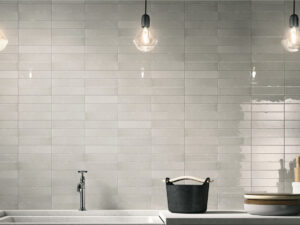 Gloss Centro Grey Wall Tile 50x200mm. 36752