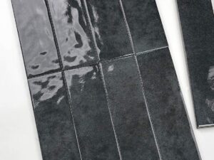 Gloss Albares Antracite Wall Tile 75x300mm. 103505
