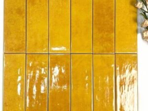 Gloss Huete Yellow Wall Tile 75x300mm. 103512