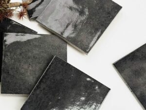 Gloss Verdant Grey Wall Tile 125x125mm. 103521