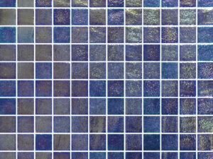 Gloss Pearl Blue Glass Mosaic 25x25mm. 103530