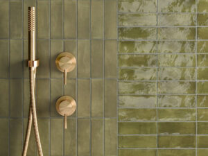 Gloss Golf Green Wall Tile 50x150mm. 103565