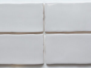 Matte Polar White Wall Tile 75x150mm. 103572