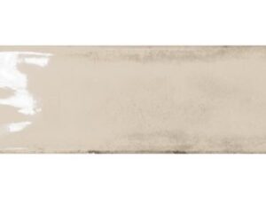 Gloss Almond Latte Wall Tile 75x300mm. 103574