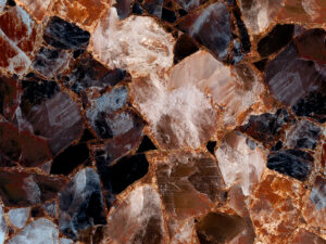 Opalescent Mineral Gem Stone Collection Glass Panel 1200x2800x6mm. 103602