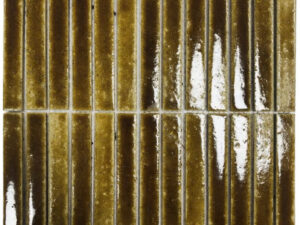 Gloss Meguro Sienna Japanese Mosaic 20x160mm. 103611